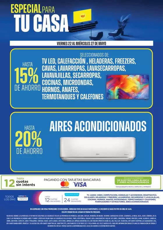 Catálogo Supermercados Vea | Ofertas especial para tu casa | 2026-05-22T00:00:00.000Z - 2026-05-27T00:00:00.000Z