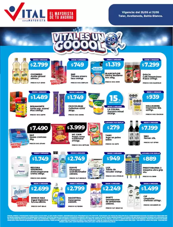 Catálogo Supermayorista Vital | Ahorra ahora con nuestras ofertas | 2026-05-25T00:00:00.000Z - 2026-05-31T00:00:00.000Z
