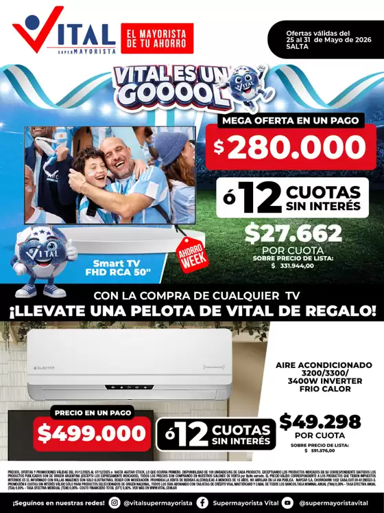 Catálogo Supermayorista Vital | Nuevas ofertas para descubrir | 2026-05-25T00:00:00.000Z - 2026-05-31T00:00:00.000Z