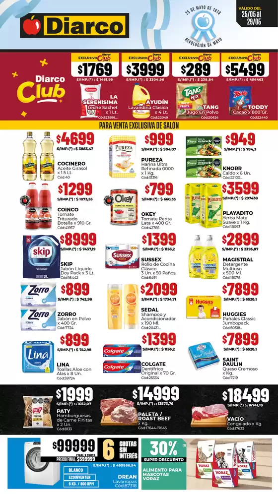 Catálogo Diarco | OFERTAS GBA | 2026-05-25T00:00:00.000Z - 2026-05-29T00:00:00.000Z