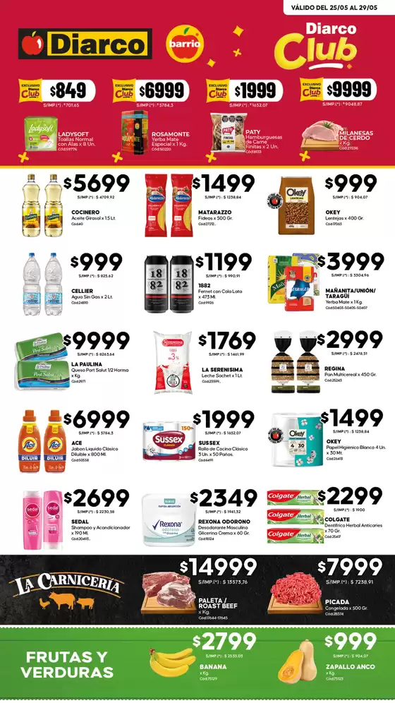 Catálogo Diarco | OFERTAS DIARCO BARRIO | 2026-05-25T00:00:00.000Z - 2026-05-29T00:00:00.000Z