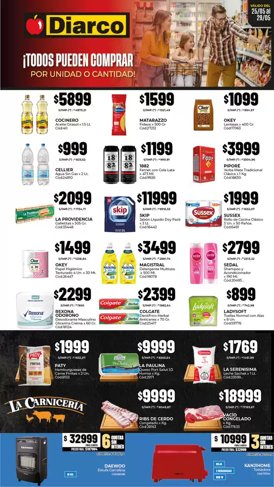 Catálogo Diarco | OFERTAS PUEBLO SUR | 2026-05-25T00:00:00.000Z - 2026-05-29T00:00:00.000Z