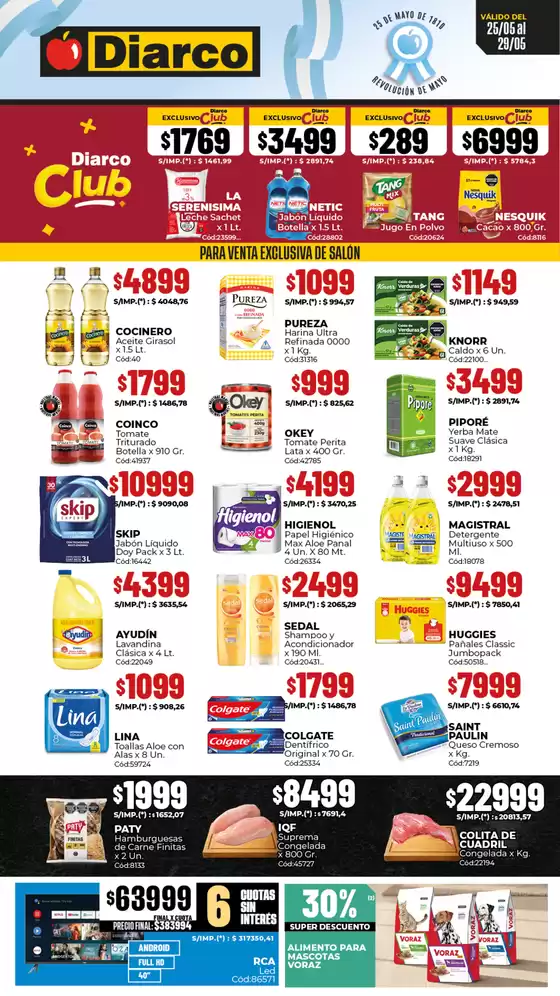 Catálogo Diarco | OFERTAS SUR | 2026-05-25T00:00:00.000Z - 2026-05-29T00:00:00.000Z
