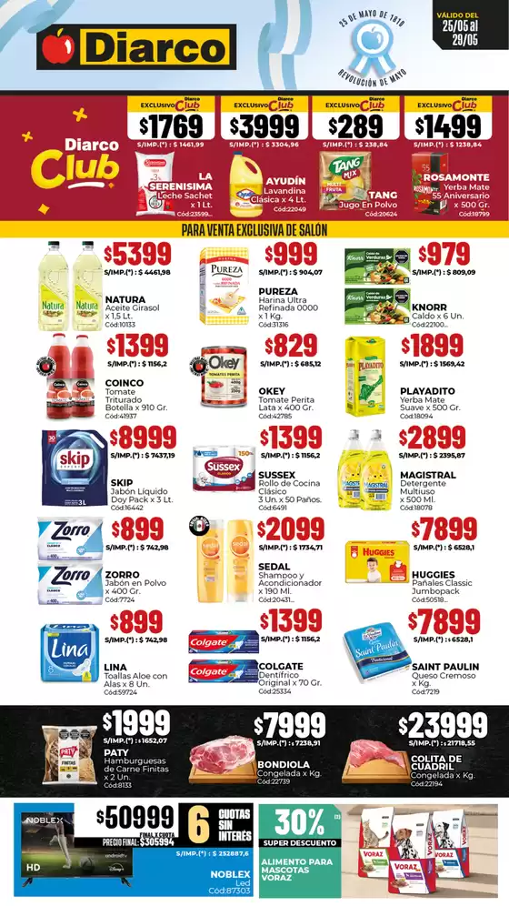Catálogo Diarco | OFERTAS INTERIOR | 2026-05-25T00:00:00.000Z - 2026-05-29T00:00:00.000Z
