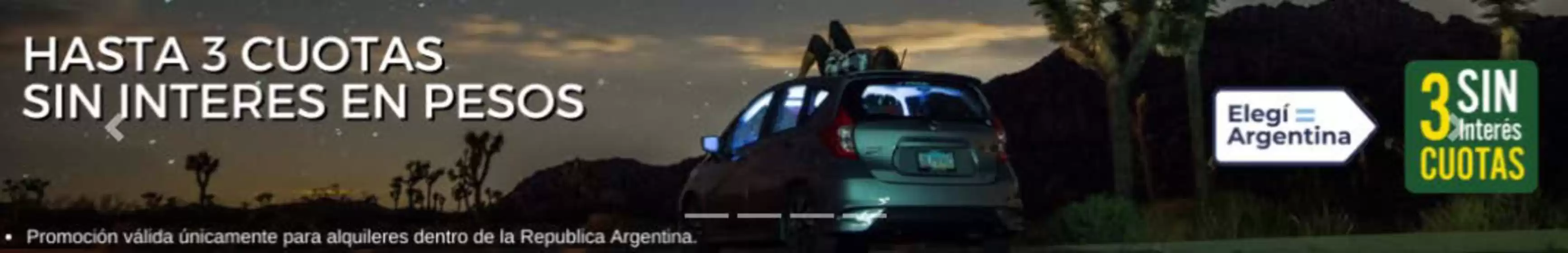 Catálogo Europcar en Bernal | 3 cuotas sin interes | 2026-05-25T00:00:00.000Z - 2026-06-03T00:00:00.000Z