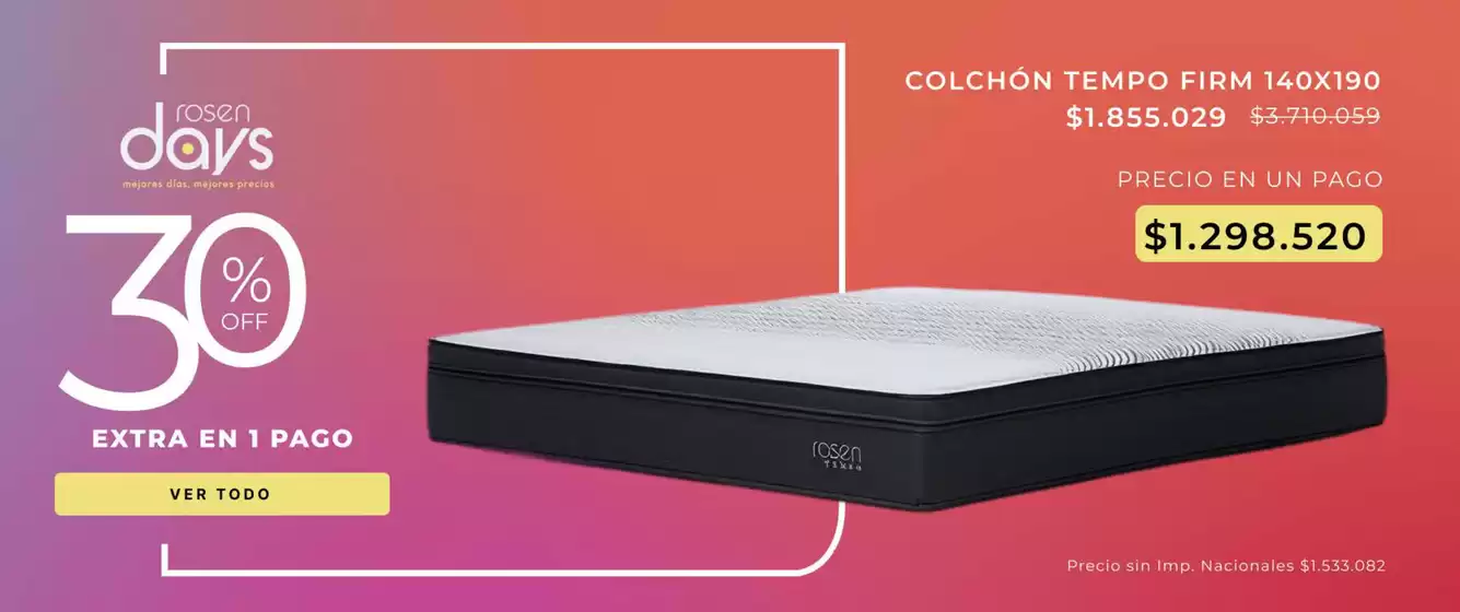 Catálogo Rosen | Promocion! Hasta 30% off | 2026-05-26T00:00:00.000Z - 2026-06-10T00:00:00.000Z