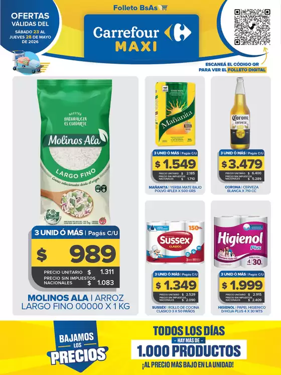 Catálogo Carrefour Maxi en Rodeo del Medio | Carrefour Maxi 23 Mayo | 2026-05-23T00:00:00.000Z - 2026-05-29T00:00:00.000Z