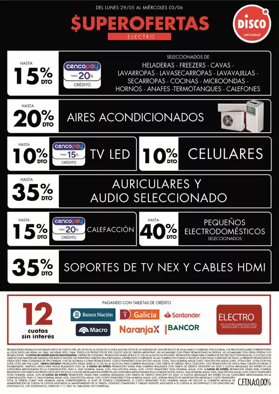 Catálogo Disco | Ofertas | Electro, T. Libre y más | 2026-05-29T00:00:00.000Z - 2026-06-03T00:00:00.000Z