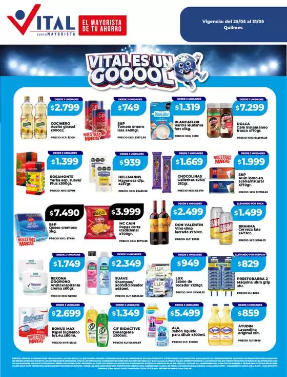Catálogo Supermayorista Vital | Ofertas de semana | | 2026-05-25T00:00:00.000Z - 2026-05-31T00:00:00.000Z