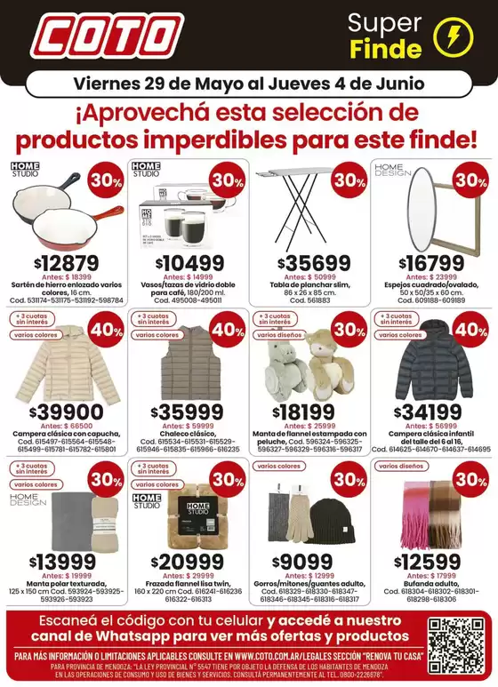 Catálogo Coto en Roldán | Coto Afiche Renova Productos | 2026-05-29T00:00:00.000Z - 2026-06-04T00:00:00.000Z