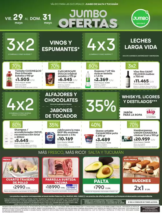 Catálogo Jumbo | Ofertas | Salta & Tucumán | 2026-05-29T00:00:00.000Z - 2026-05-31T00:00:00.000Z