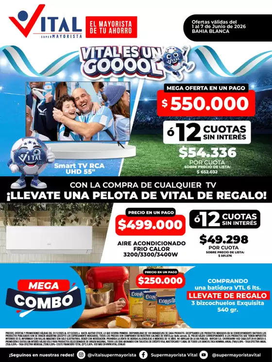 Catálogo Supermayorista Vital en Esquel | Especial de nonfood | | 2026-06-01T00:00:00.000Z - 2026-06-07T00:00:00.000Z