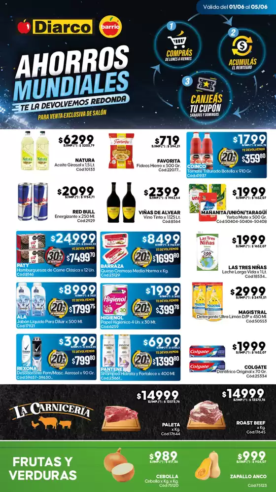 Catálogo Diarco | OFERTAS DIARCO BARRIO | 2026-06-01T00:00:00.000Z - 2026-06-05T00:00:00.000Z