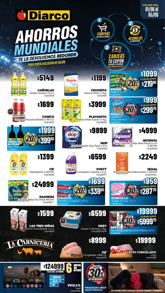 Catálogo Diarco | OFERTAS TDF | 2026-06-01T00:00:00.000Z - 2026-06-05T00:00:00.000Z