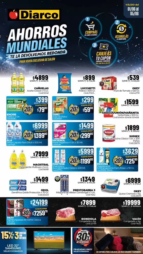 Catálogo Diarco | OFERTAS GBA | 2026-06-01T00:00:00.000Z - 2026-06-05T00:00:00.000Z