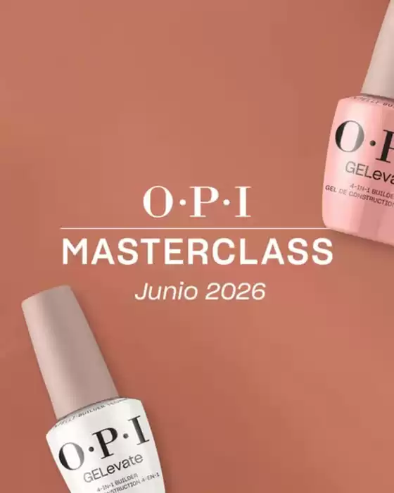 Catálogo Opi Esmaltes | OPI Masterclass 2026! | 2026-06-02T00:00:00.000Z - 2026-06-18T00:00:00.000Z