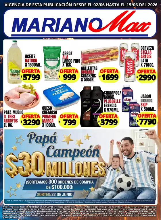 Catálogo Supermercados Mariano Max | Ofertas Supermercados Mariano Max | 2026-06-02T00:00:00.000Z - 2026-06-15T00:00:00.000Z
