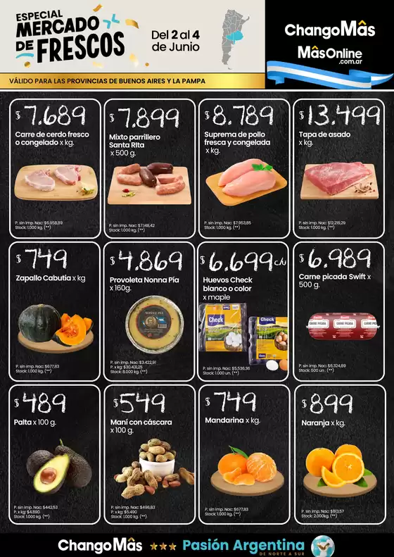 Catálogo Changomas | Especial mercado de frescos | 2026-06-03T00:00:00.000Z - 2026-06-04T00:00:00.000Z