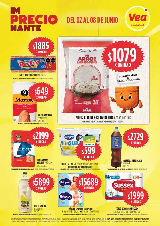Catálogo Supermercados Vea en Morón | Volante imPRECIOnante | 2026-06-02T00:00:00.000Z - 2026-06-08T00:00:00.000Z