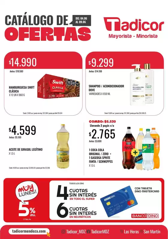 Catálogo Supermercados Tadicor en Morón | Catálogo Supermercados Tadicor | 2026-06-04T00:00:00.000Z - 2026-06-09T00:00:00.000Z