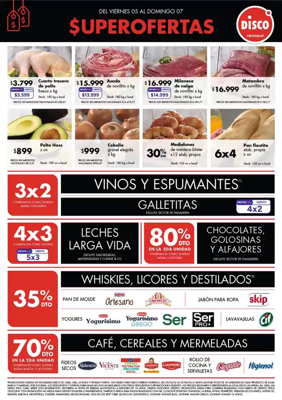 Catálogo Disco | Ofertas | Bs. As. y Santa Fé | 2026-06-05T00:00:00.000Z - 2026-06-07T00:00:00.000Z