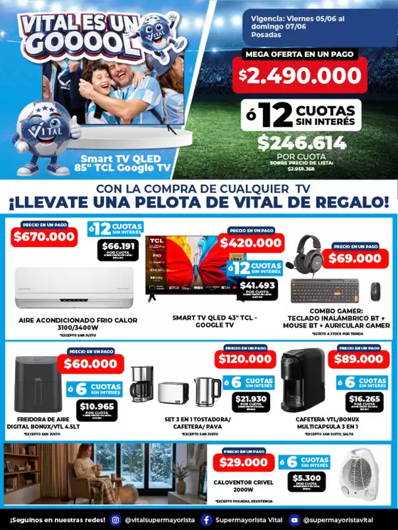 Catálogo Supermayorista Vital | Promociones actuales | 2026-06-05T00:00:00.000Z - 2026-06-07T00:00:00.000Z