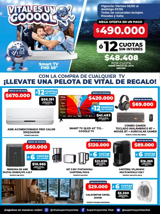 Catálogo Supermayorista Vital | Grandes descuentos en productos seleccionados | 2026-06-05T00:00:00.000Z - 2026-06-07T00:00:00.000Z