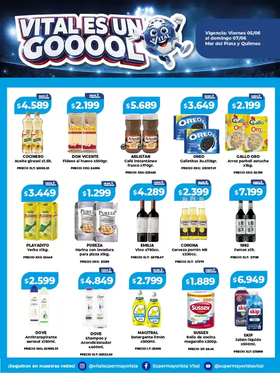 Catálogo Supermayorista Vital | Ofertas especiales atractivas para todos | 2026-06-05T00:00:00.000Z - 2026-06-07T00:00:00.000Z