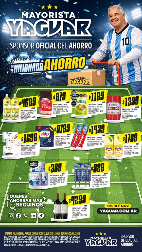 Catálogo Supermercados Yaguar en Parque San Martín (Buenos Aires) | Catalogo | 2026-06-01T00:00:00.000Z - 2026-06-07T00:00:00.000Z