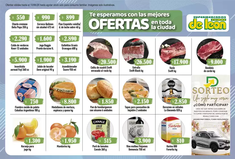 Catálogo Supermercado Tomas de Leon en Parque San Martín (Buenos Aires) | Ofertas Supermercado Tomas de Leon | 2026-06-05T00:00:00.000Z - 2026-06-10T00:00:00.000Z
