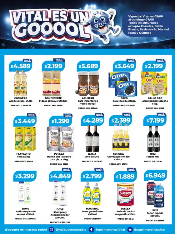 Catálogo Supermayorista Vital | Ofertas especiales atractivas para todos | 2026-06-05T00:00:00.000Z - 2026-06-07T00:00:00.000Z