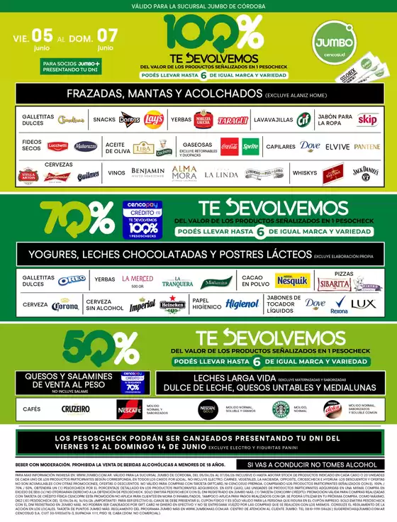 Catálogo Jumbo | Córdoba | Jumbo al 100 | 2026-06-05T00:00:00.000Z - 2026-06-14T00:00:00.000Z
