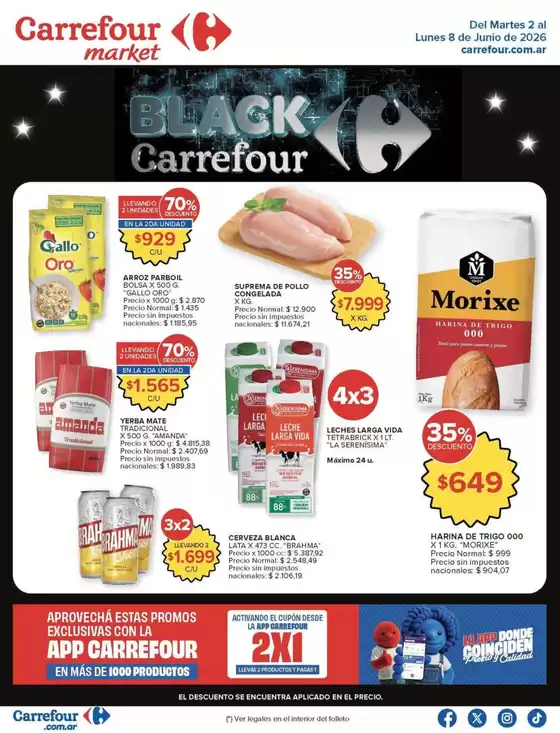 Catálogo Carrefour Market | Carrefour Market 02 Junio | 2026-06-02T00:00:00.000Z - 2026-06-08T00:00:00.000Z