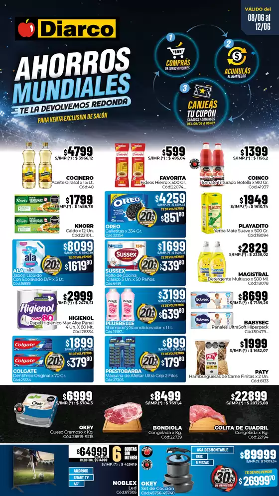 Catálogo Diarco | OFERTAS INTERIOR | 2026-06-08T00:00:00.000Z - 2026-06-12T00:00:00.000Z