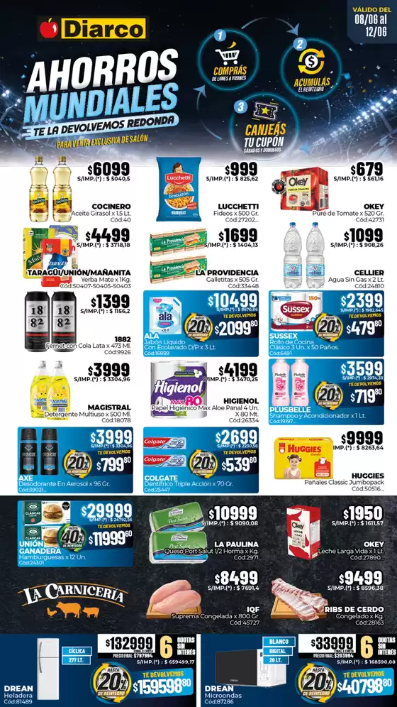 Catálogo Diarco | OFERTAS PUEBLO INTERIOR | 2026-06-08T00:00:00.000Z - 2026-06-12T00:00:00.000Z
