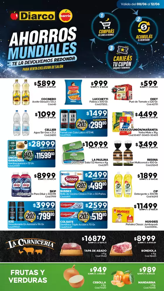 Catálogo Diarco | OFERTAS DIARCO BARRIO | 2026-06-08T00:00:00.000Z - 2026-06-12T00:00:00.000Z