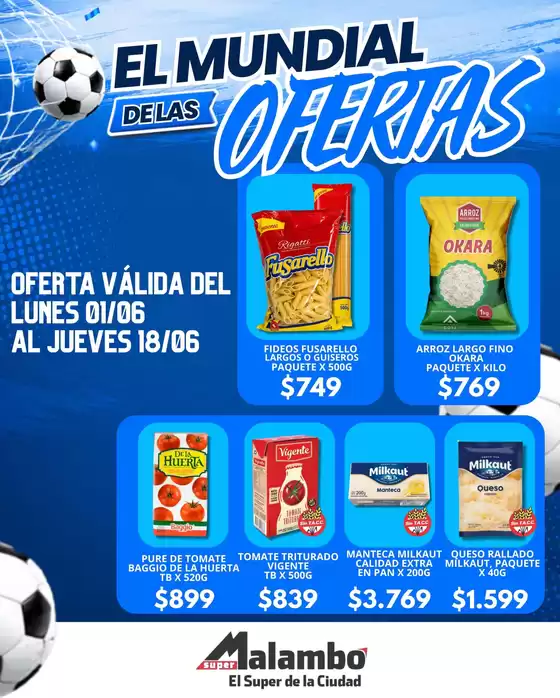 Catálogo Supermercados Malambo | Excelente oferta para todos los clientes | 2026-06-01T00:00:00.000Z - 2026-06-18T00:00:00.000Z