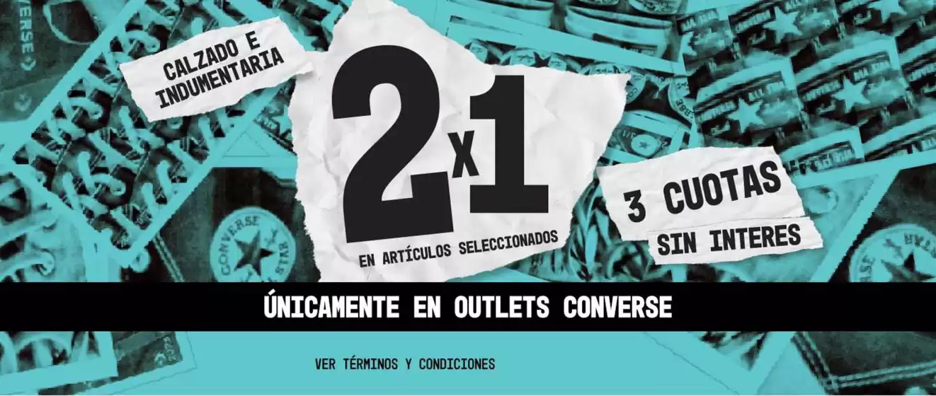 Catálogo Converse | Promocion! 2x1 | 2026-06-11T00:00:00.000Z - 2026-06-23T00:00:00.000Z