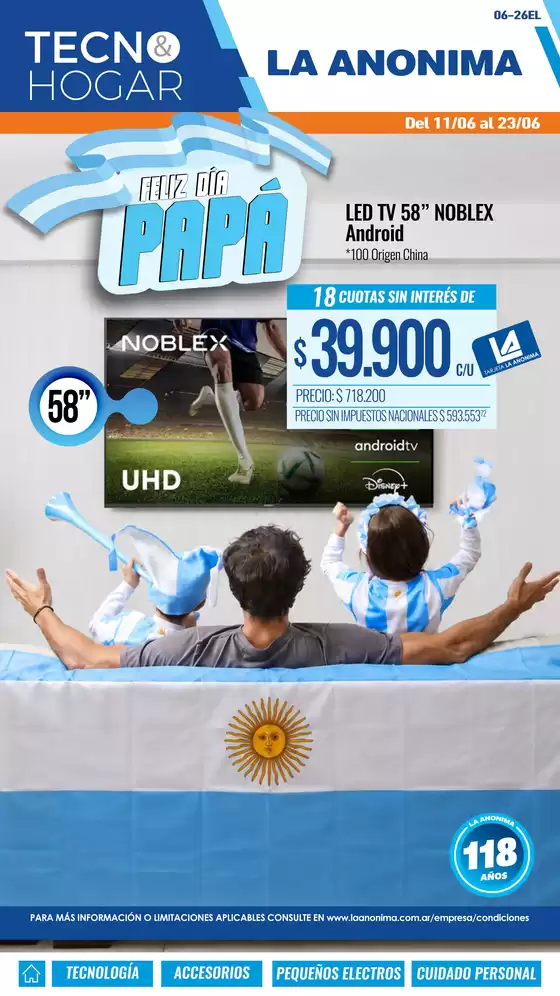 Catálogo La Anonima | Especial Tecno Hogar | 2026-06-11T00:00:00.000Z - 2026-06-23T00:00:00.000Z