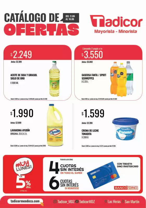 Catálogo Supermercados Tadicor | Catálogo Supermercados Tadicor | 2026-06-11T00:00:00.000Z - 2026-06-16T00:00:00.000Z