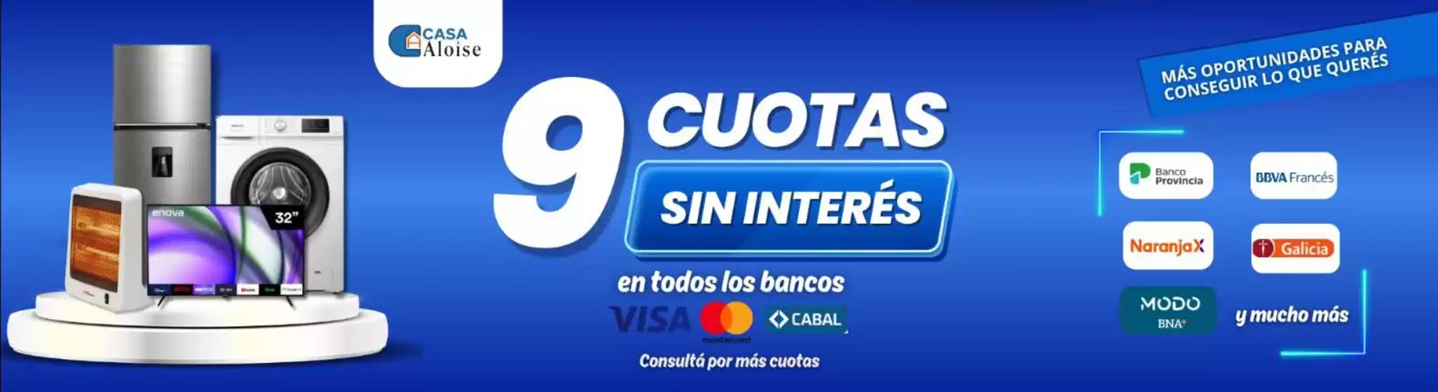 Catálogo Aloise | Promocion! 9 cuotas sin interes | 2026-06-11T00:00:00.000Z - 2026-06-21T00:00:00.000Z