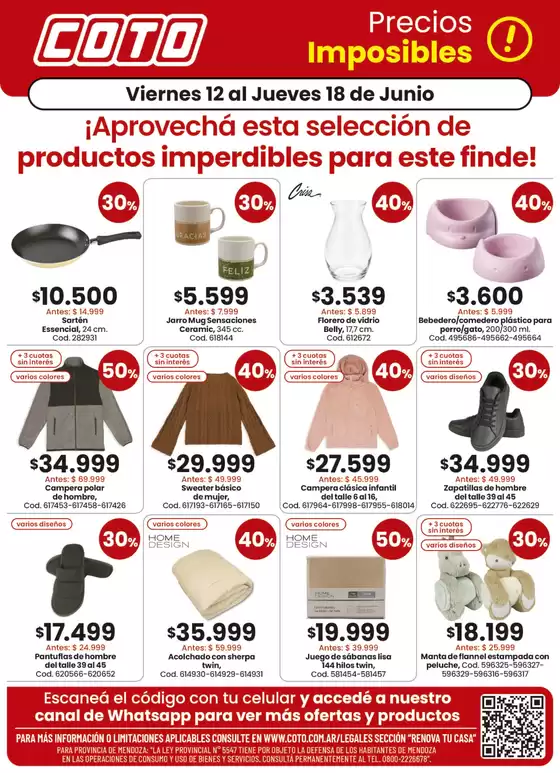 Catálogo Coto | Coto Afiche Renova Productos | 2026-06-12T00:00:00.000Z - 2026-06-18T00:00:00.000Z