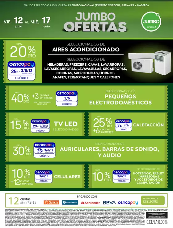 Catálogo Jumbo | Ofertas | Electro y Hogar | 2026-06-12T00:00:00.000Z - 2026-06-17T00:00:00.000Z