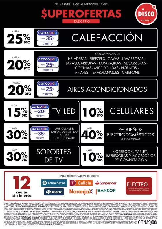 Catálogo Disco | Ofertas | Electro, T. Libre y más | 2026-06-12T00:00:00.000Z - 2026-06-17T00:00:00.000Z
