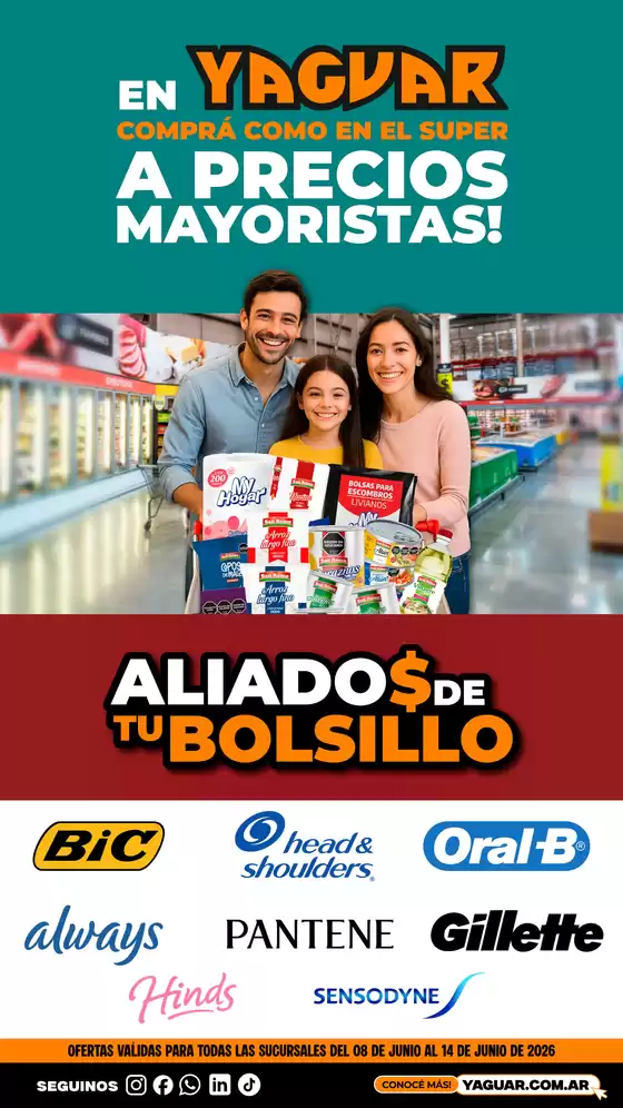 Catálogo Supermercados Yaguar | 1589 Aliados 1780691763 | 2026-06-08T00:00:00.000Z - 2026-06-14T00:00:00.000Z