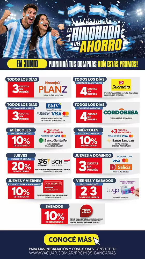 Catálogo Supermercados Yaguar | RRSS Financiacion JUNIO FLYER PROMOS 1780950816 | 2026-06-01T00:00:00.000Z - 2026-06-30T00:00:00.000Z