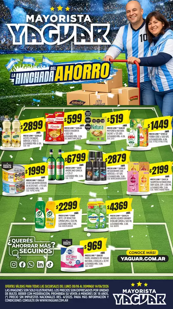 Catálogo Supermercados Yaguar | Catalogo | 2026-06-08T00:00:00.000Z - 2026-06-14T00:00:00.000Z