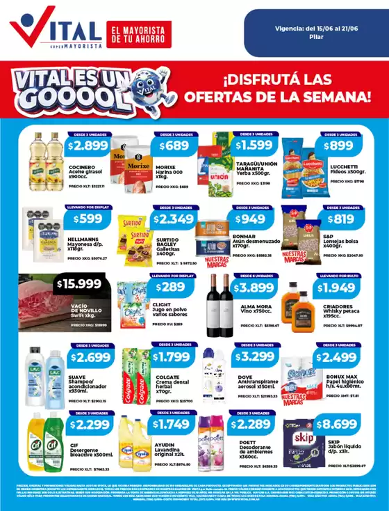 Catálogo Supermayorista Vital | Ofertas especiales para ti | 2026-06-15T00:00:00.000Z - 2026-06-21T00:00:00.000Z