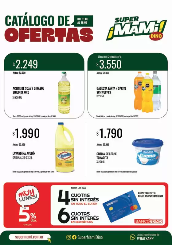 Catálogo Super Mami | Ofertas Super Mami | 2026-06-11T00:00:00.000Z - 2026-06-16T00:00:00.000Z