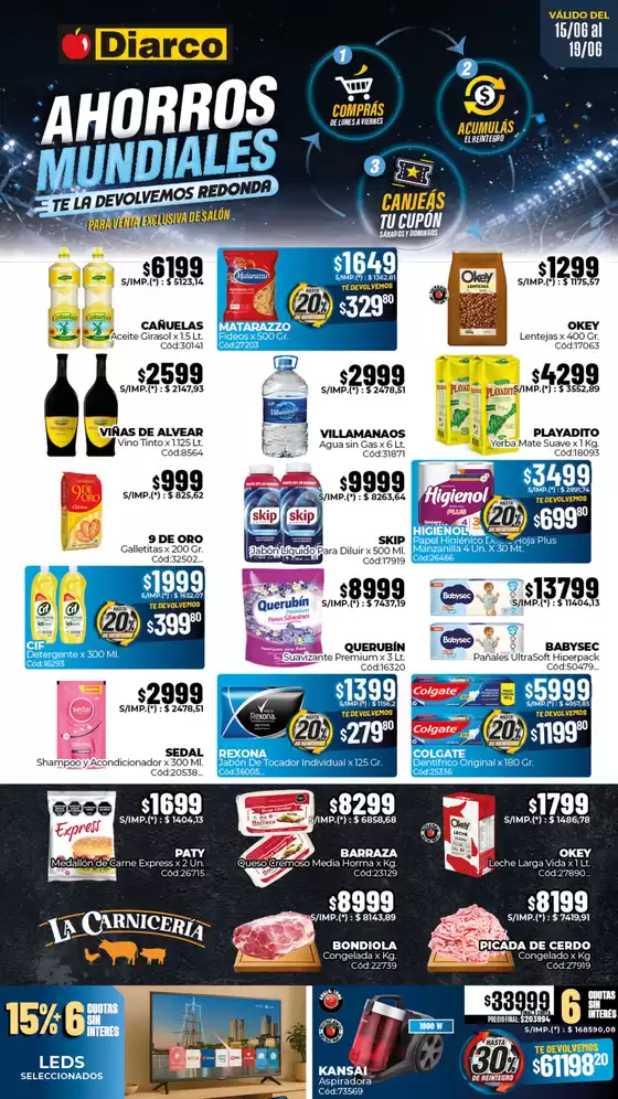 Catálogo Diarco | OFERTAS PUEBLO SUR | 2026-06-15T00:00:00.000Z - 2026-06-19T00:00:00.000Z